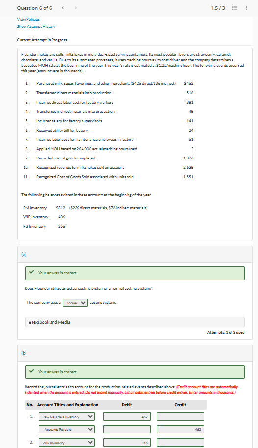 Show Attempt Histary Current Attempt in Progress