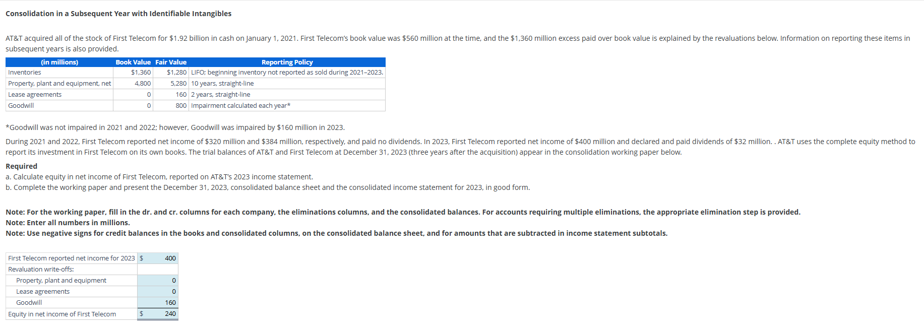 Show me the steps to solve \ begin { tabular } {