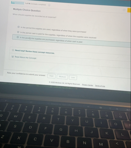 I ed 1 8 Concepts completed Multiple Choice