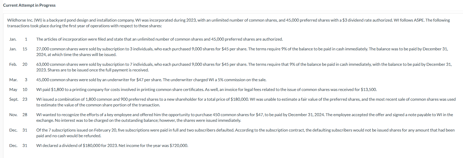 help me complete c ) with the correct format,