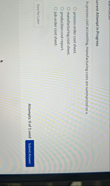 TEW Potheres urrent Attempt in Progress In