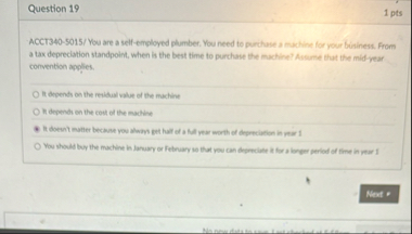 Question 1 9 1 pts ACCT 3 4 0 - 5 0 1 5 / You are