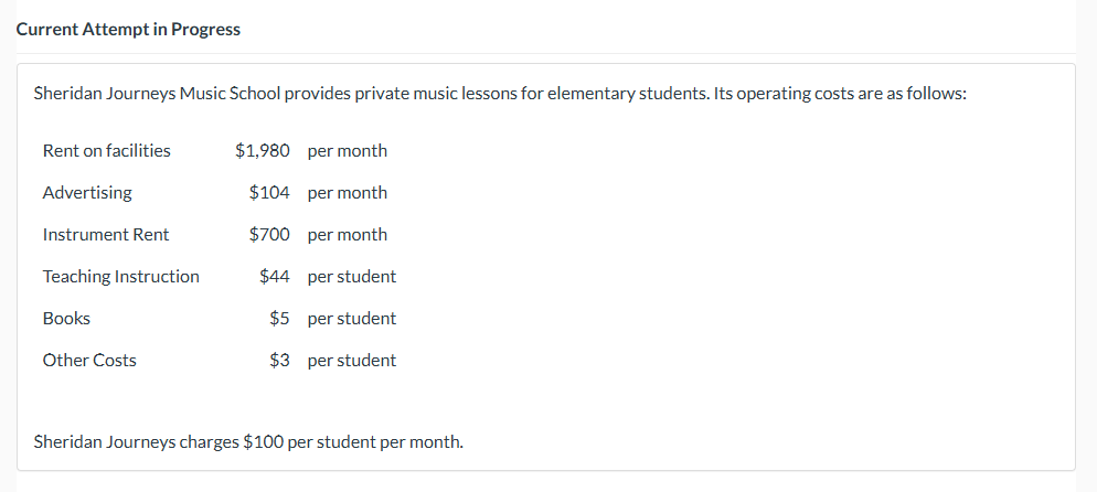 Current Attempt in Progress Sheridan Journeys