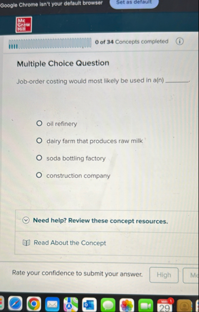 Google Chrome isn't your default browser Set as