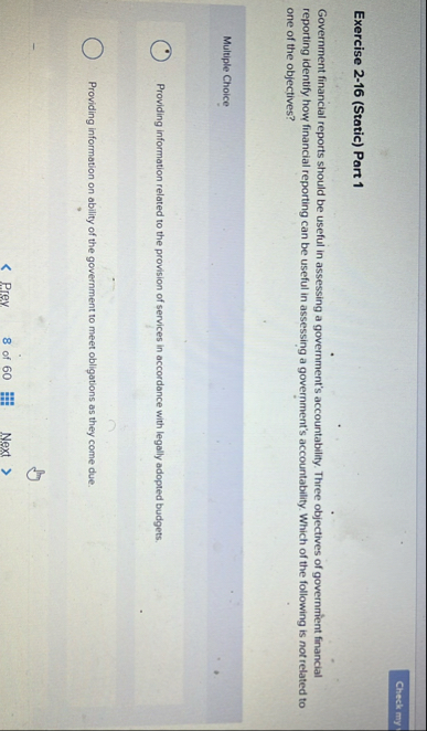 Exercise 2 - 1 6 ( Static ) Part 1 Government