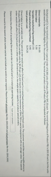 Orchard and Co . has received a request for a