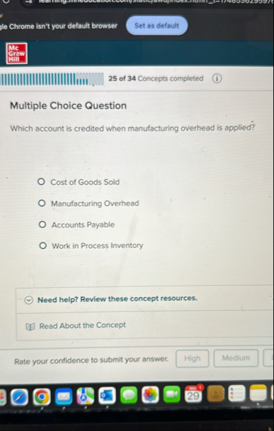 Je Chrome isn't your default browser Mc Graw 2 5