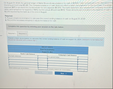 checking account vala $ 3 2 3 1 . The compuny's