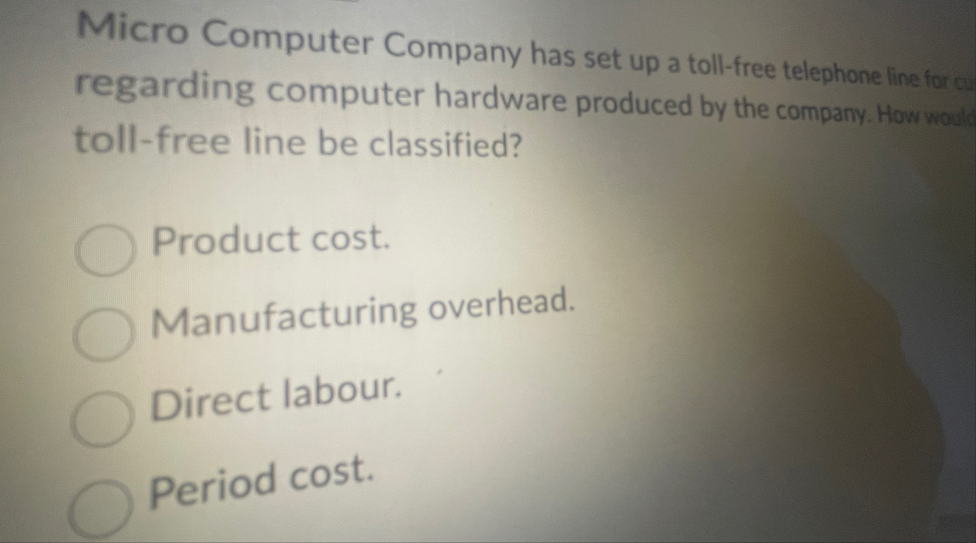 Micro Computer Company has set up a toll - free