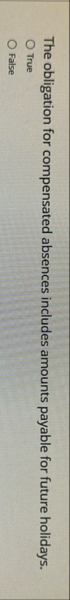 The obligation for compensated absences includes