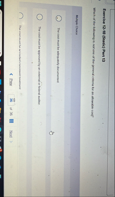 Exercise 1 2 - 1 8 ( Static ) Part 1 3 Which of