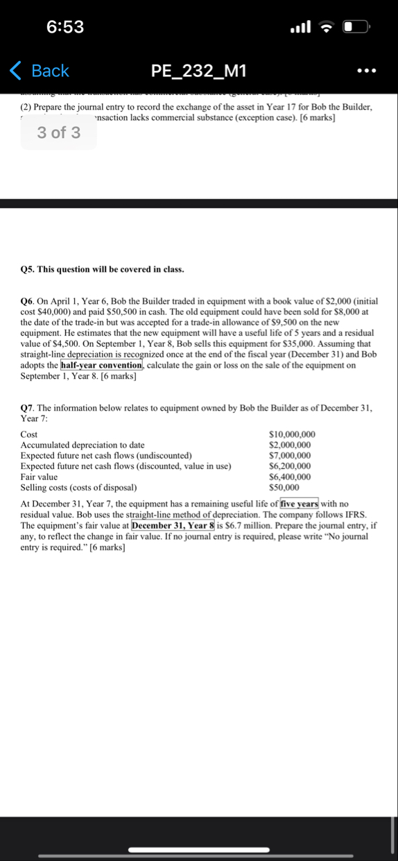6 : 5 3 Back PE _ 2 3 2 _ M 1 ( 2 ) Prepare the