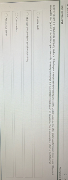 Total points: 2 4 2 5 Attemps left: Sales