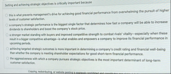 Seting and achiving strategic objectives is