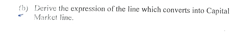 ( b ) Derive the expression of the line which