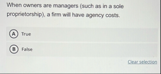 When owners are managers ( such as in a sole