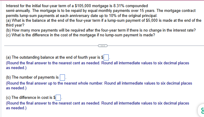 Interest for the initial four - year term of a \