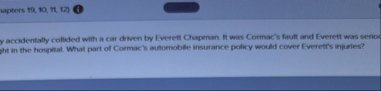 sapters 1 9 , 1 0 , , 1 2 ( 3 ) y accidentally