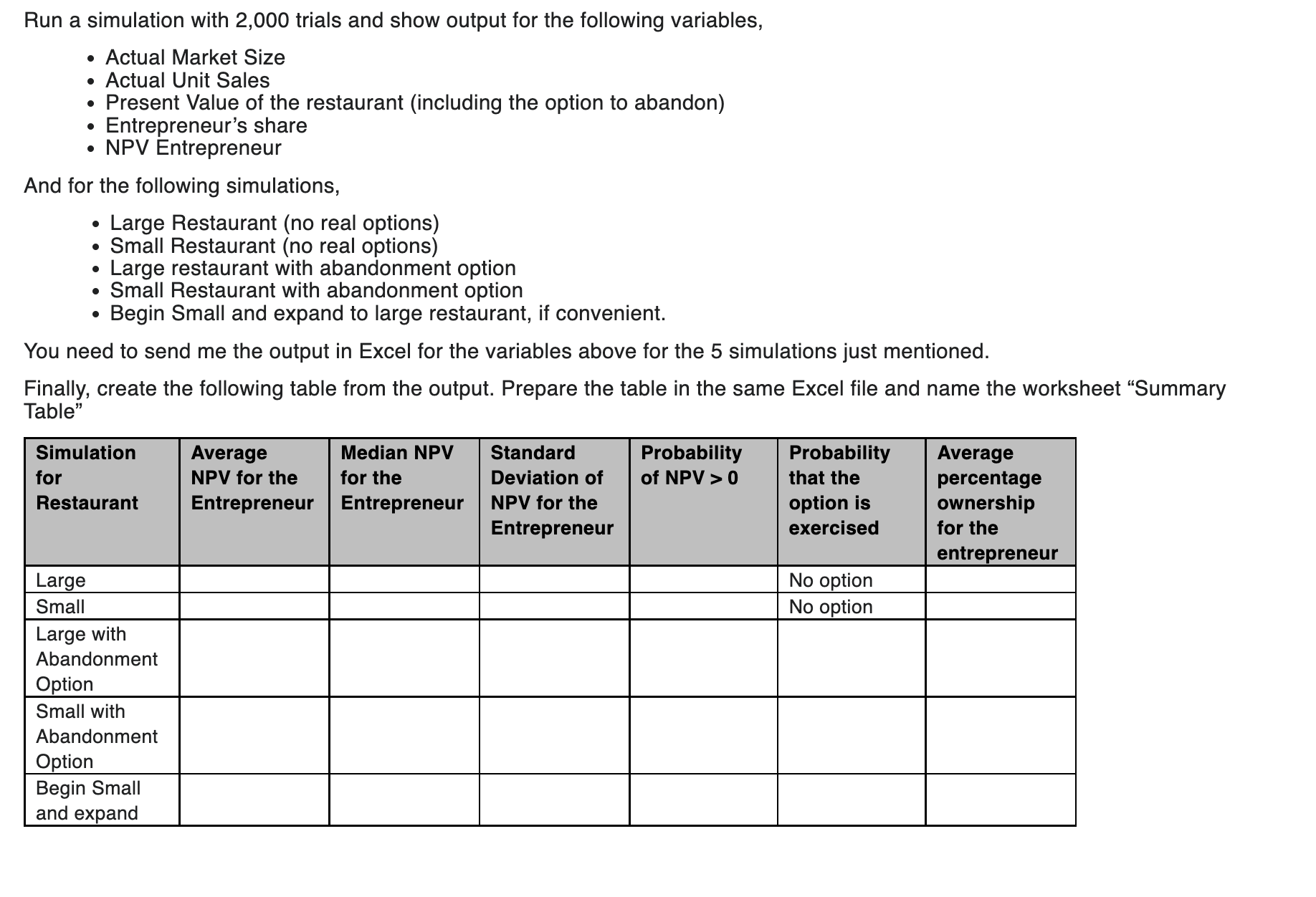 Run a simulation with 2 , 0 0 0 trials