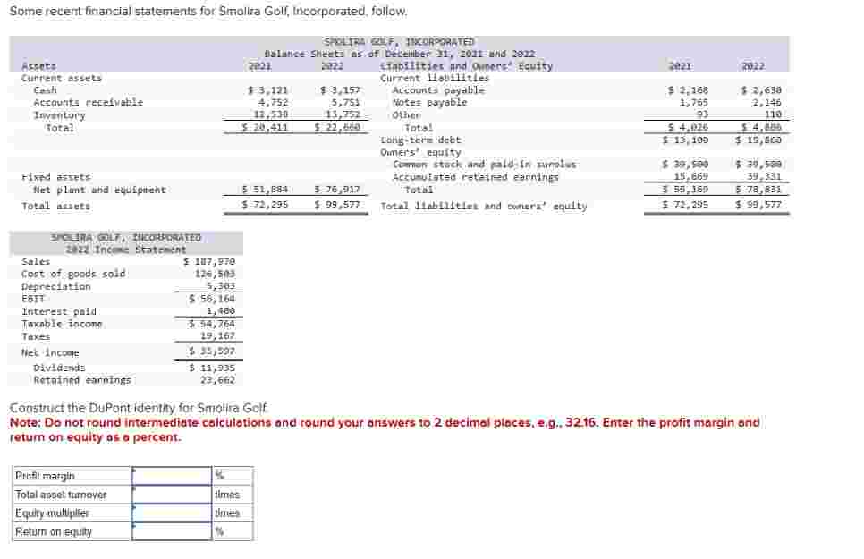 Note: Do not round intermediate calculations and