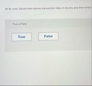 At its core, blockchain stores transaction data