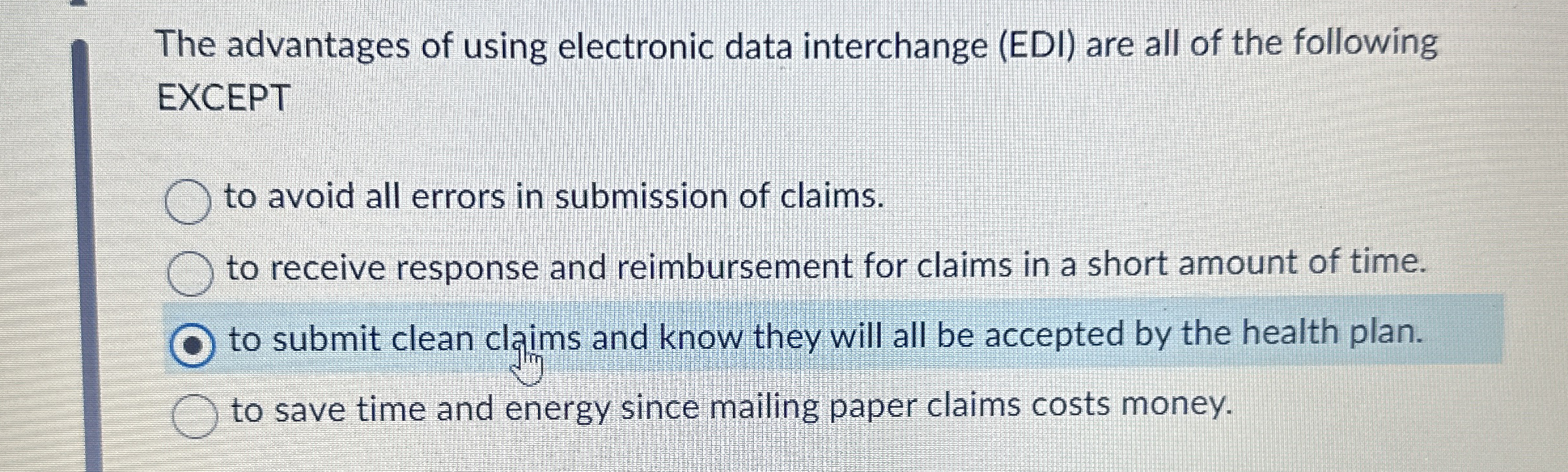 The advantages of using electronic data