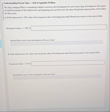 Understanding Present Value - End of Appendix