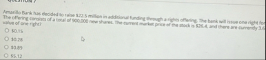 Amarillo Bank has decided to raise $ 2 2 . 5