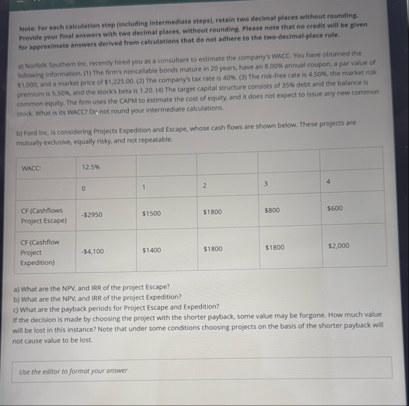 Note: Fer each calculatien step ( lecluding
