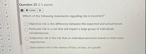 Question 2 5 ( 2 . 5 points ) 6 Which of the