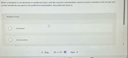 When a dividend is not declared on preferred