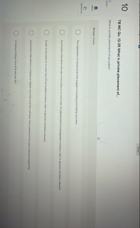 Soved 1 0 TB MC Qu . 1 2 - 3 5 What is private