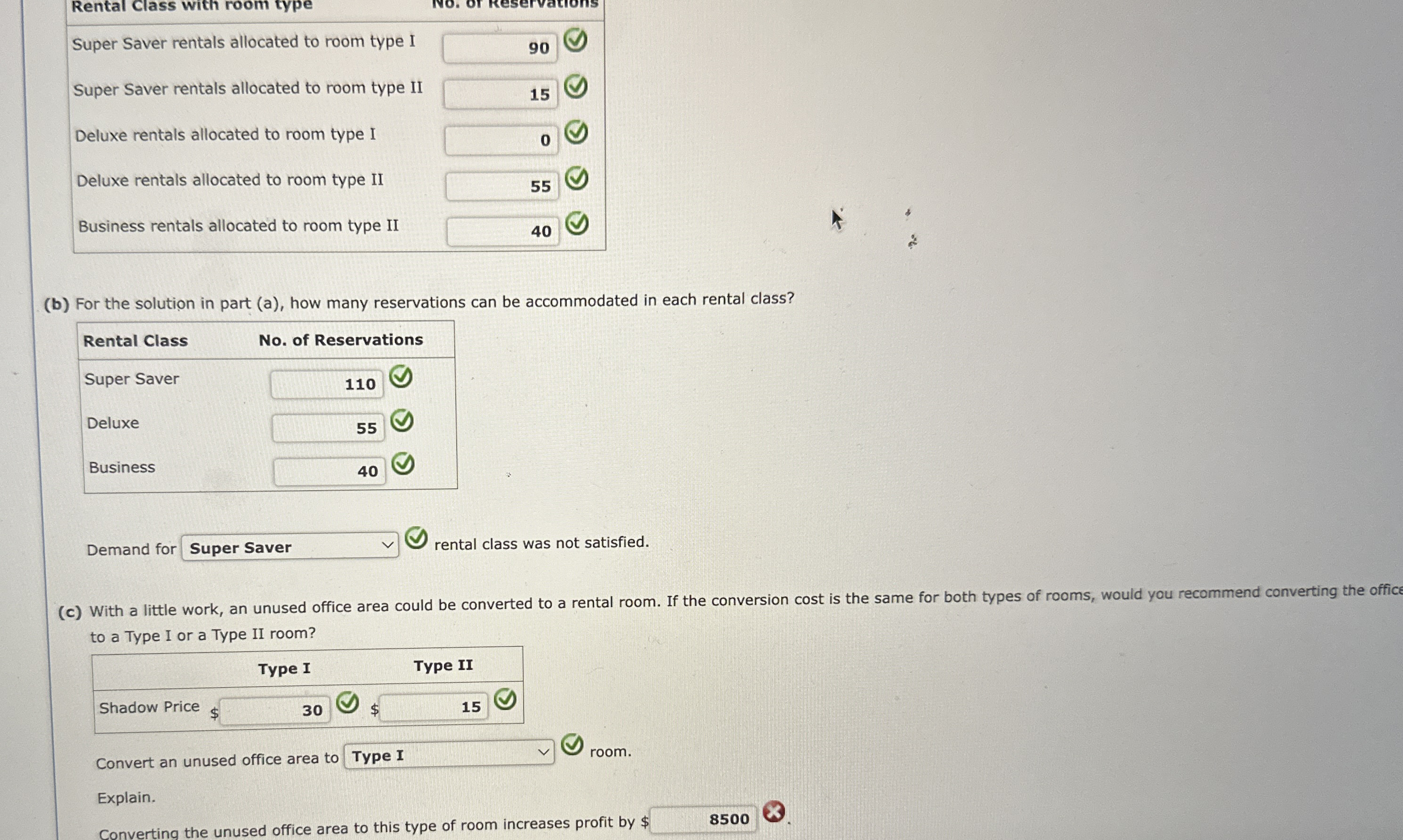 \ table [ [ Rental Class with room type, ] , [
