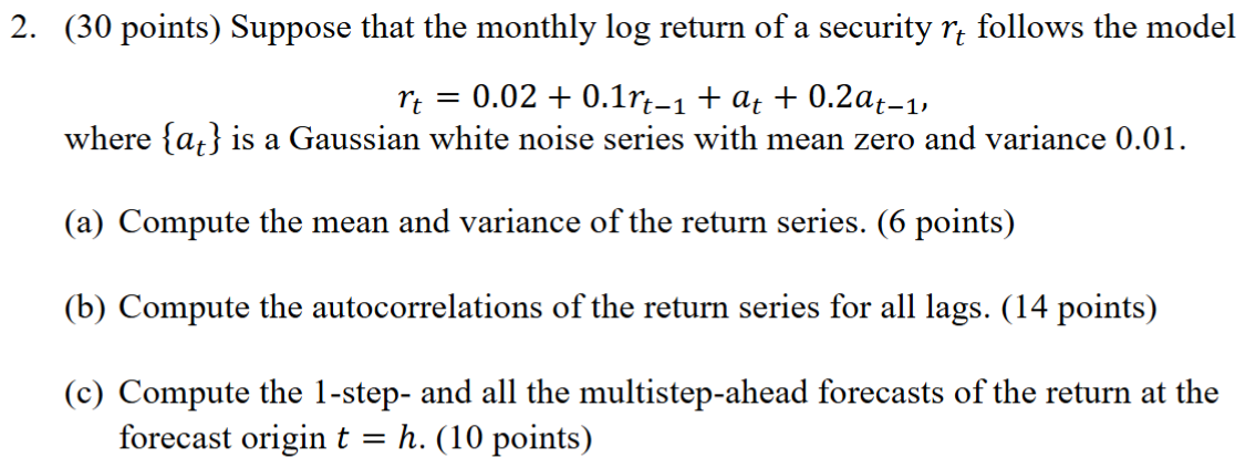 code class = "asciimath" > ( 3 0 points ) Suppose