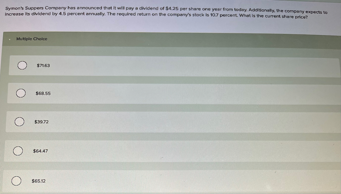 Symon's Suppers Company has announced that it