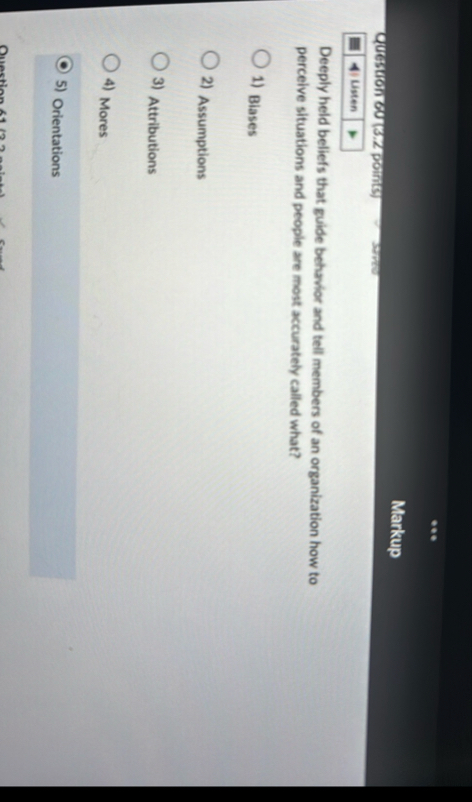 Markup Queston evis . 2 points ) Usten Deeply