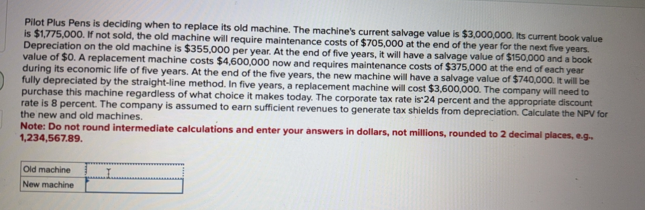 Pilot Plus Pens is deciding when to replace its