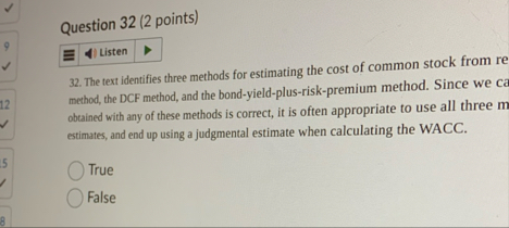 Question 3 2 ( 2 points ) 3 2 . The text