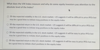 What does the VIX Index measure and why do some