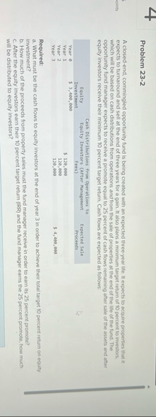Problem 2 3 - 2 A closed - end, commingled