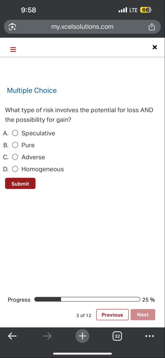 9 : 5 8 . 1 ll LTE 6 6 my . xcelsolutions.com