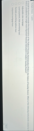 Multiple Cholce 1 polot It would be hard to