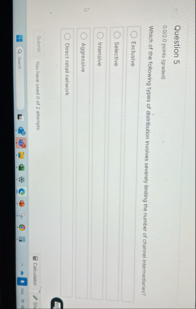 Question 5 0 . 0 2 . 0 points ( graded ) Which of