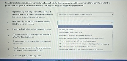 Consider the following subslae tive procodures