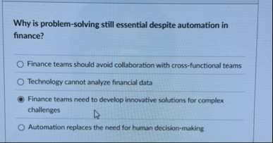 Why is problem - solving still essential despite