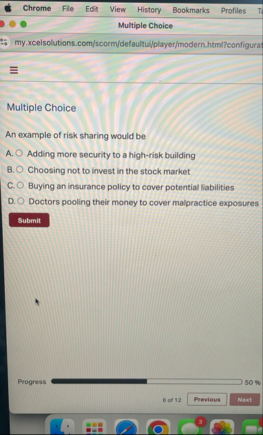 Chrome File Edit View History Bookmarks Profiles