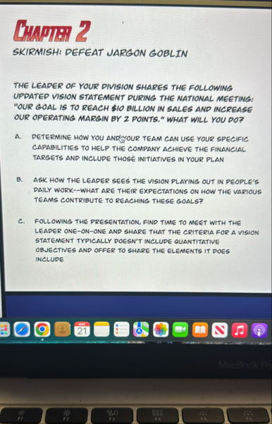 CHAVIBI? SKIRMISH: DEFEAT JARGON GOBLIN THE