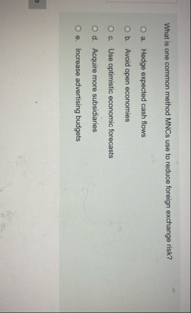 What is one common method MNCs use to reduce