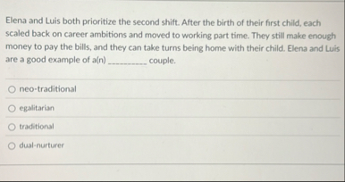 Elena and Luis both prioritize the second shift.