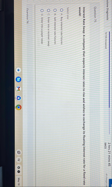 stone Diagnostic q , 2 hrs 2 1 mins 4 5 7 4 / 1 0